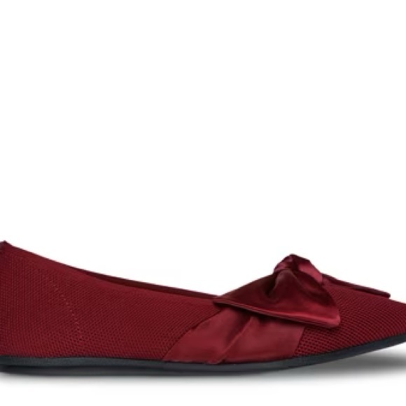 NIB Skechers Cleo Point Classy Bow Flat 8.5 Red - Picture 4 of 5